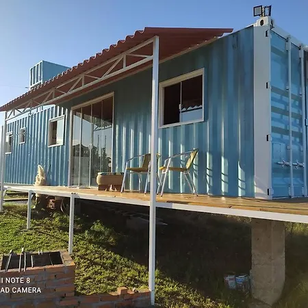 Casa Container Azul. Villa Bage Exterior photo