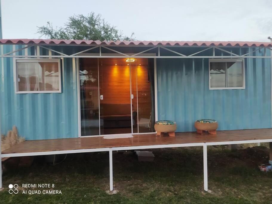 Casa Container Azul. *